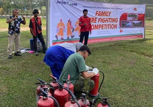 Beragam kegiatan digelar di Riau Kompleks dalam memeriahkan Peringatan Bulan K3 Nasional 2025 pada Senin, (10/02/2025) (foto/ist)